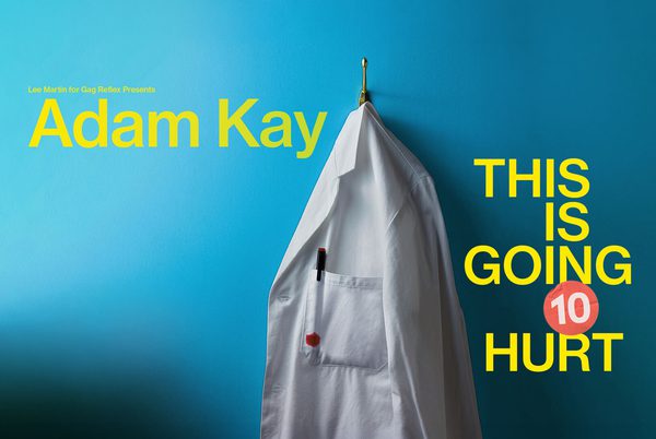 Adam Kay This is Going to Hurt. A doctor's whit coat on a hook.