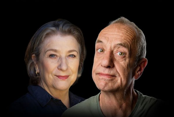 Arthur Smith and Caroline Quentin