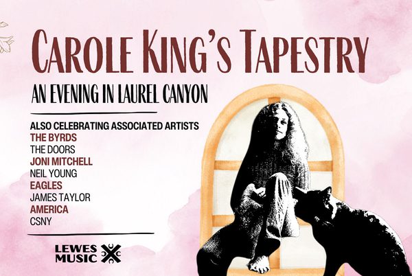 An illustration of Carole King's Tapestry album cover.