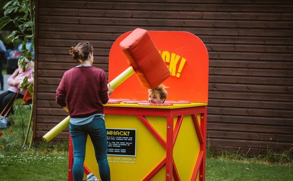 A giant game of whack-a-mole.