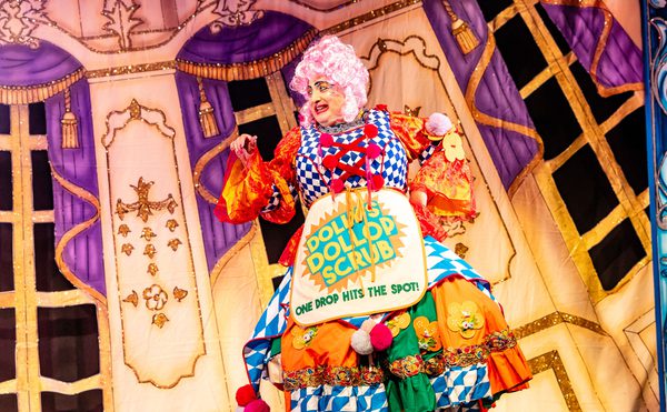 A pantomime dame