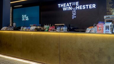 The Theatre Royal Winchester bar.