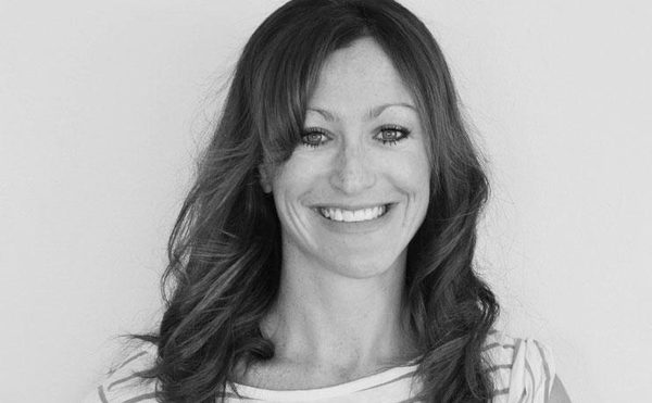 Amy Eastwood, Board Member, striped white top